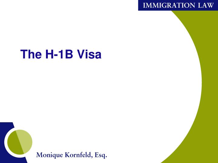 the h 1b visa n.