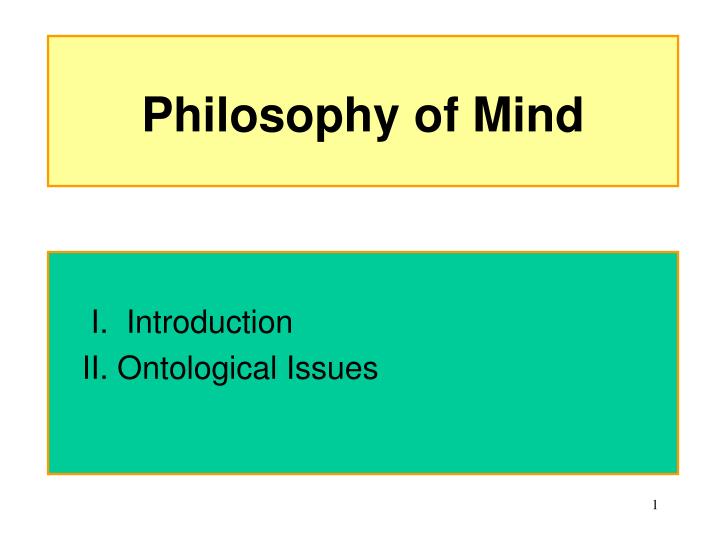 dissertation philosophy of mind