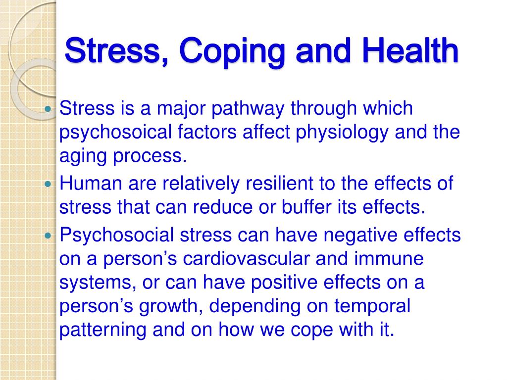 PPT - Stress, Coping and Health PowerPoint Presentation, free download