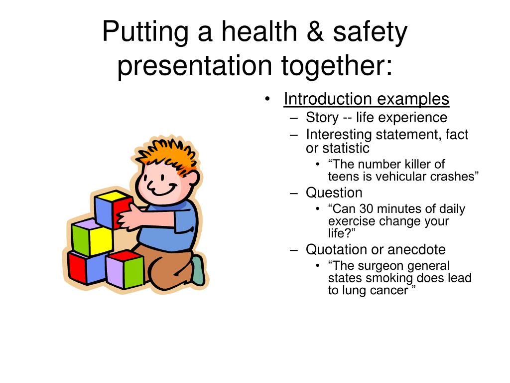 presentation on health talk