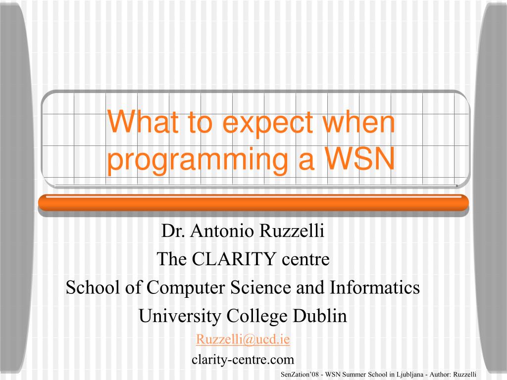 Ppt What To Expect When Programming A Wsn Powerpoint Presentation Free Download Id 306091