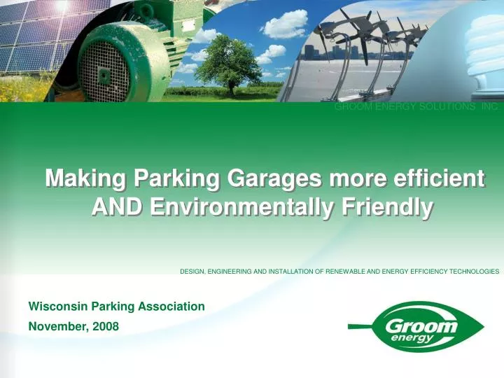 making parking garages more efficient and environmentally friendly n.