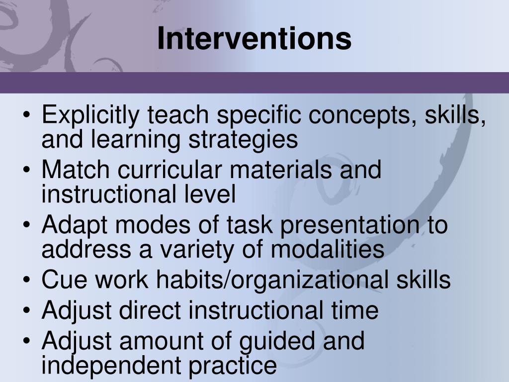 research based writing interventions