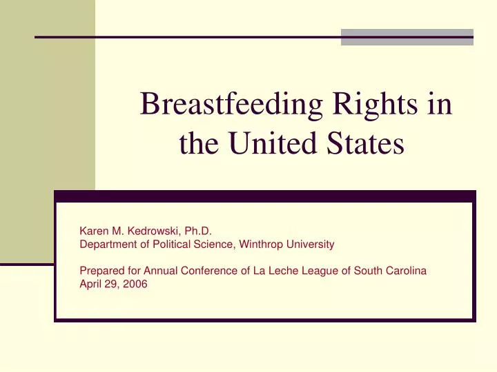 breastfeeding rights in the united states n.