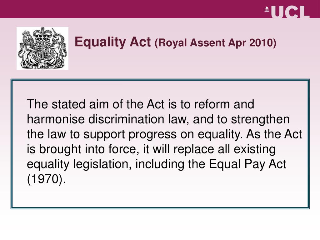 Ppt The Equality Act 2010 The Basics Powerpoint Presentation Free Download Id 307183