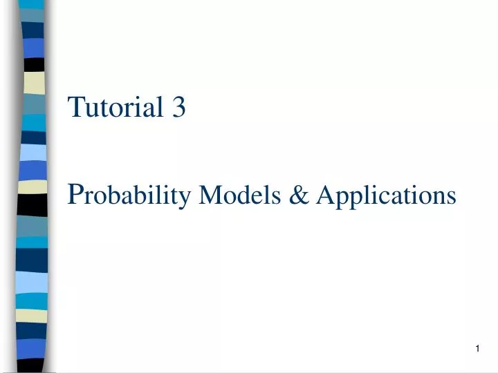 p robability models applications n.