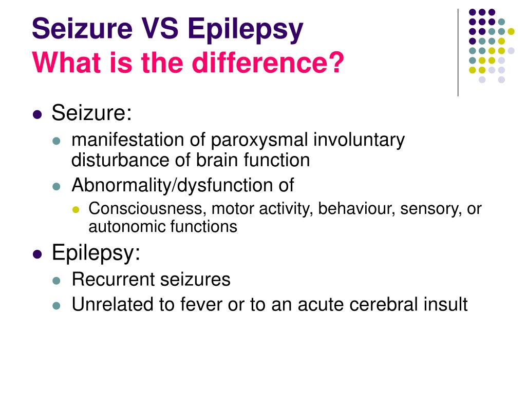 PPT - Seizures and Epilepsy PowerPoint Presentation, free download - ID ...