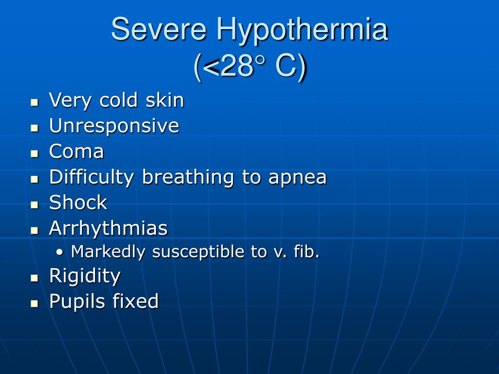 PPT - Hypothermia PowerPoint Presentation, free download - ID:308267