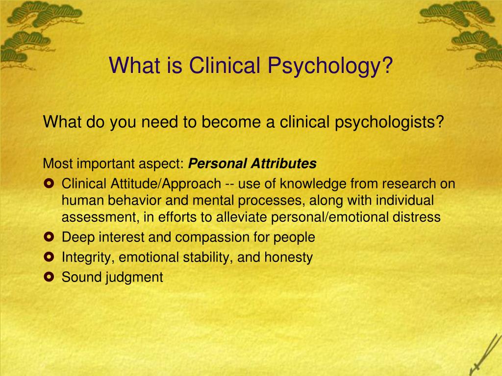 clinical presentation meaning in psychology