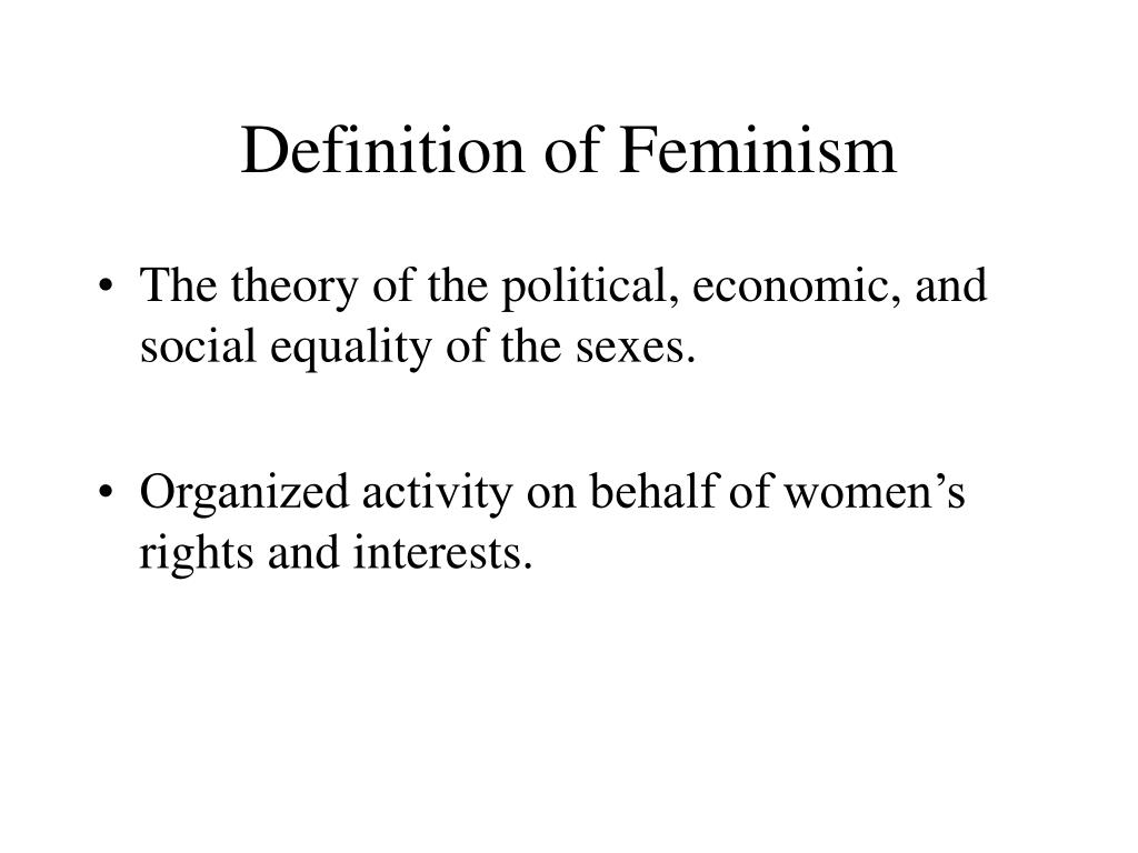 define feminist movement essay