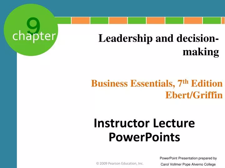 business essentials 7 th edition ebert griffin n.