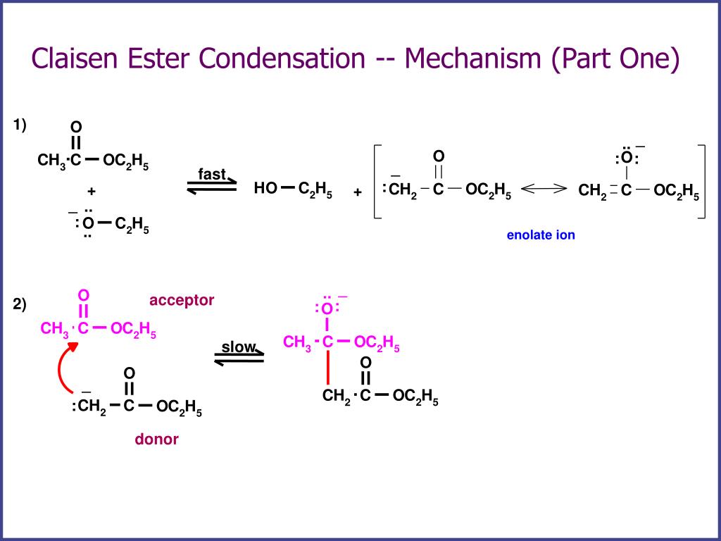 PPT - The Claisen Ester Condensation PowerPoint Presentation, free download  - ID:309676
