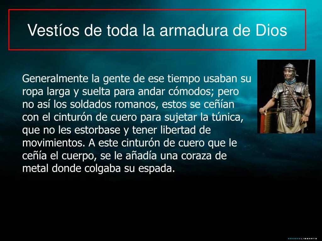 PPT - La Armadura de Dios . Efesios 6: 10-20 PowerPoint Presentation, free  download - ID:310095