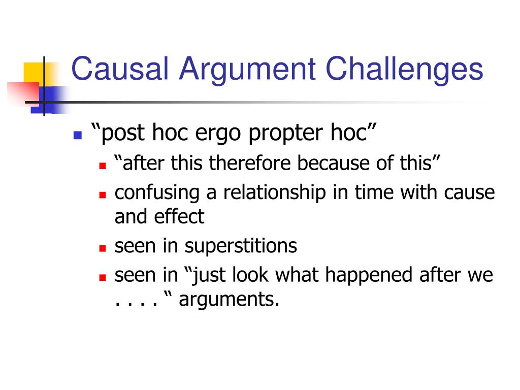 what is a causal argument essay