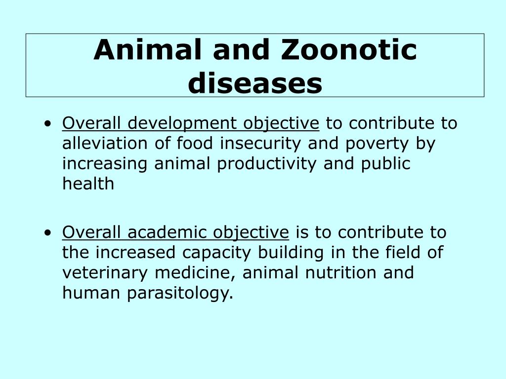 PPT - Animal and Zoonotic diseases PowerPoint Presentation, free download -  ID:310255