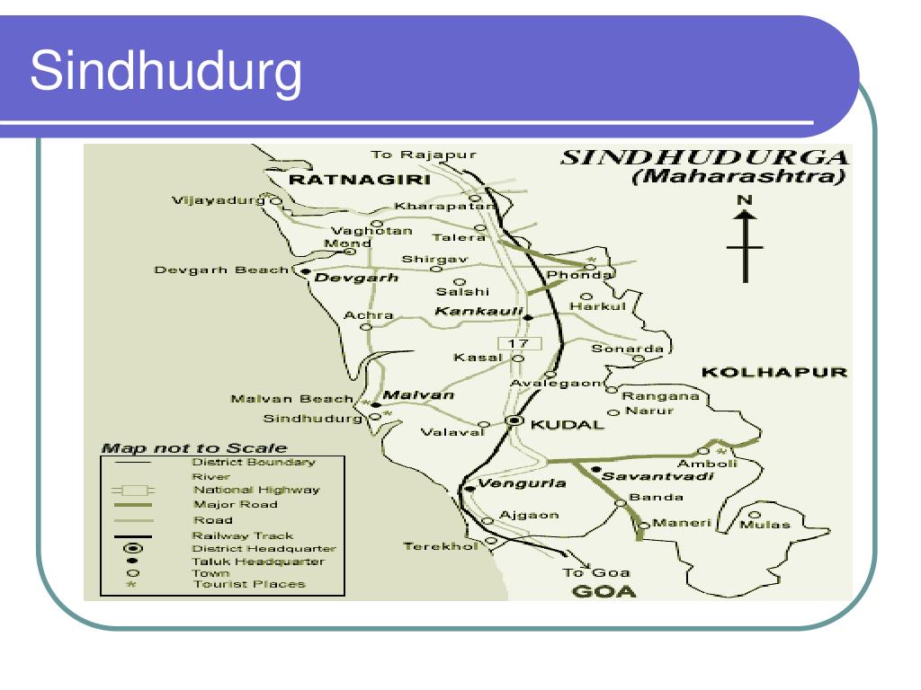 sindhudurg tourism map