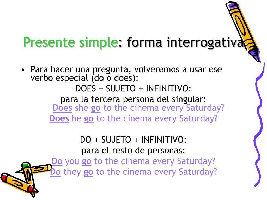 Ppt Presente Simple Powerpoint Presentation Free Download Id