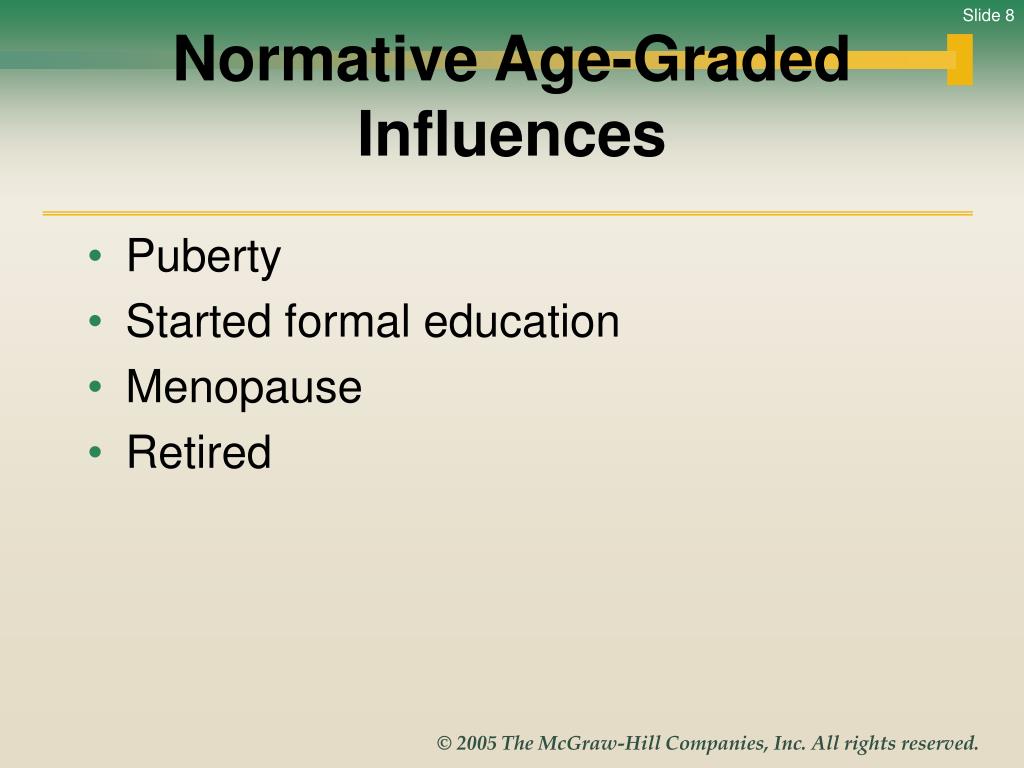 Normative Age Graded And Normative