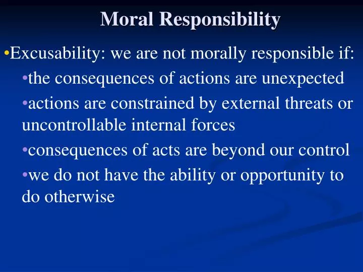 moral responsibility n.
