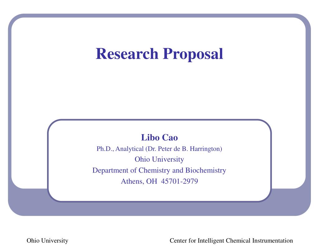 PPT Research Proposal PowerPoint Presentation Free Download ID 311058