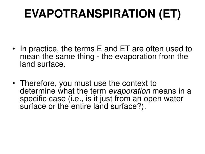 PPT EVAPORATION PowerPoint Presentation ID311632