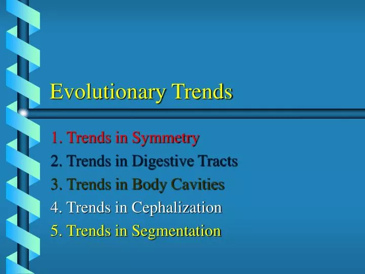 definition of evolutionary trend