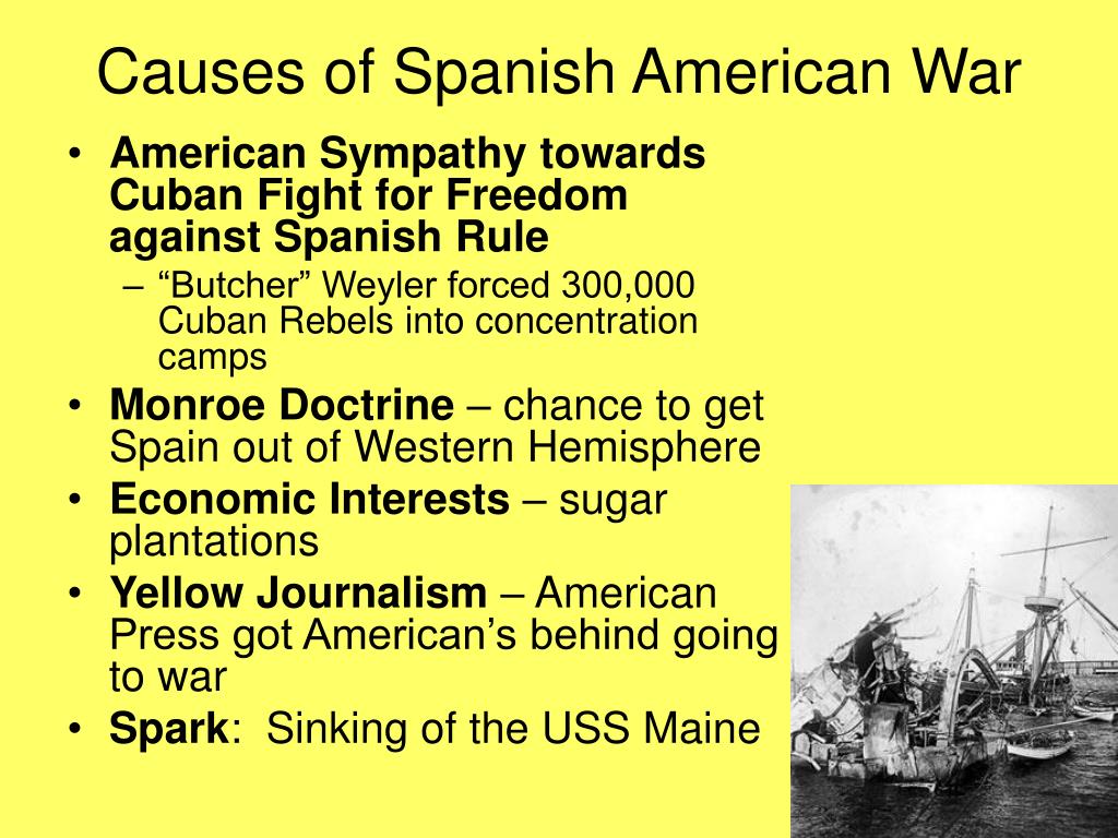 causes of the spanish american war essay