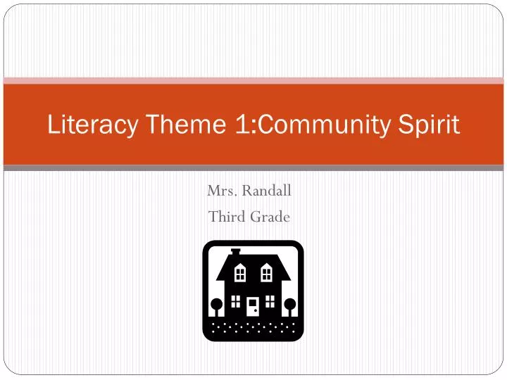 literacy theme 1 community spirit n.