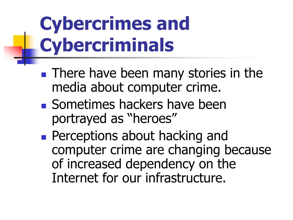 presentation on how cybercriminals use technology