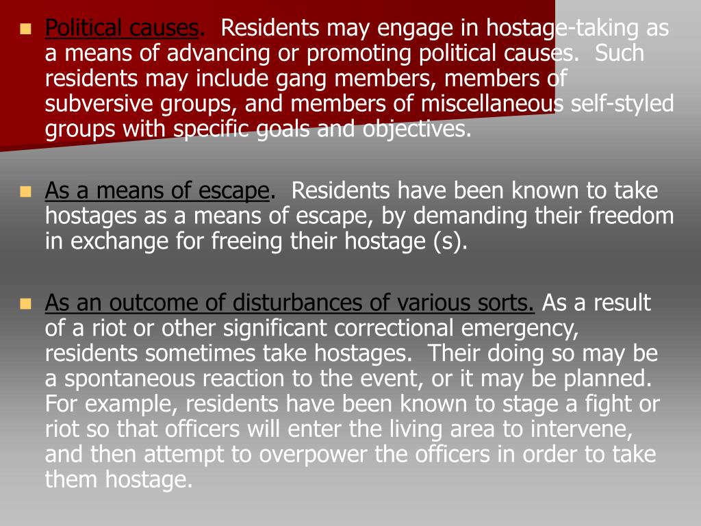 PPT Surviving A Hostage Incident PowerPoint Presentation Free 