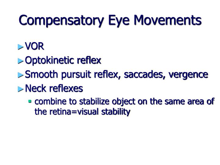 PPT Vestibular Examination PowerPoint Presentation ID312783