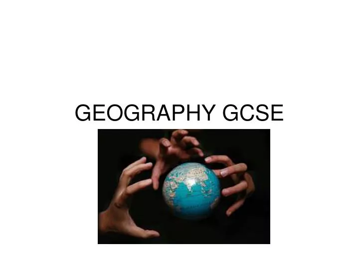 geography gcse n.