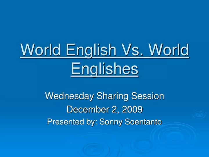 world english vs world englishes n.