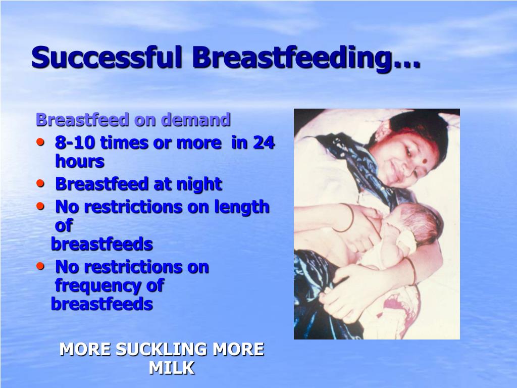PPT Successful Exclusive Breastfeeding For the First Six Months