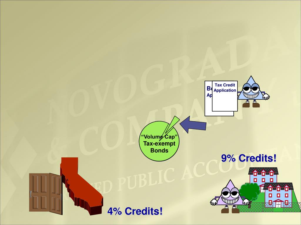 PPT TaxExempt Bonds and Housing Tax Credits PowerPoint