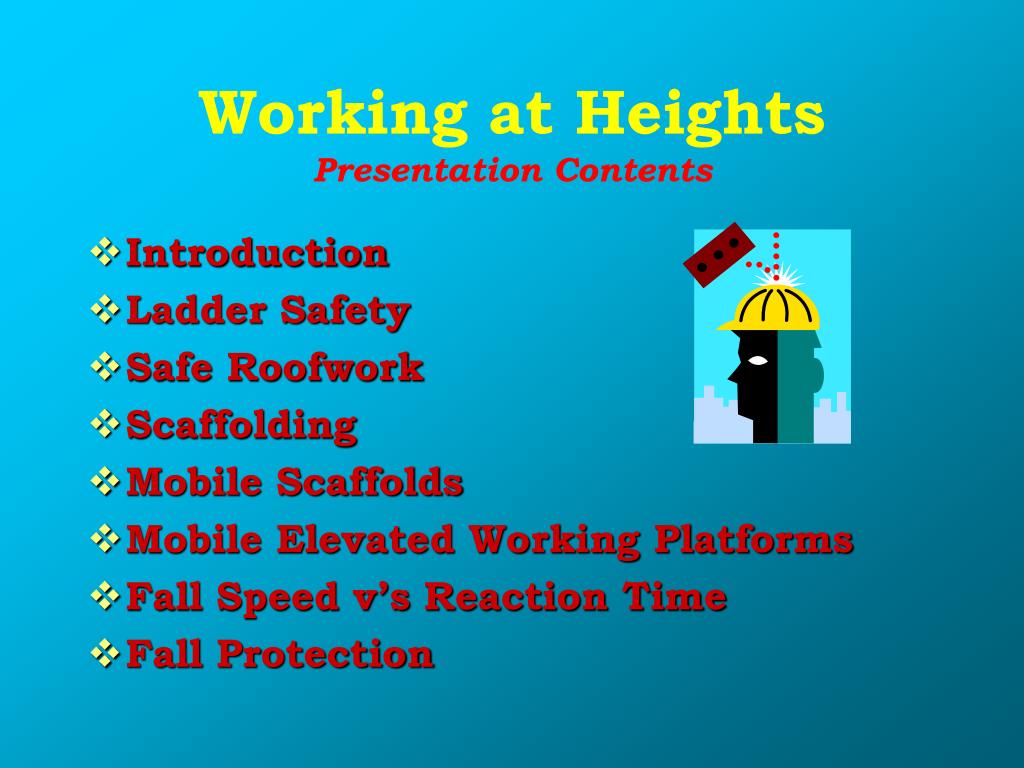 working at heights powerpoint presentation