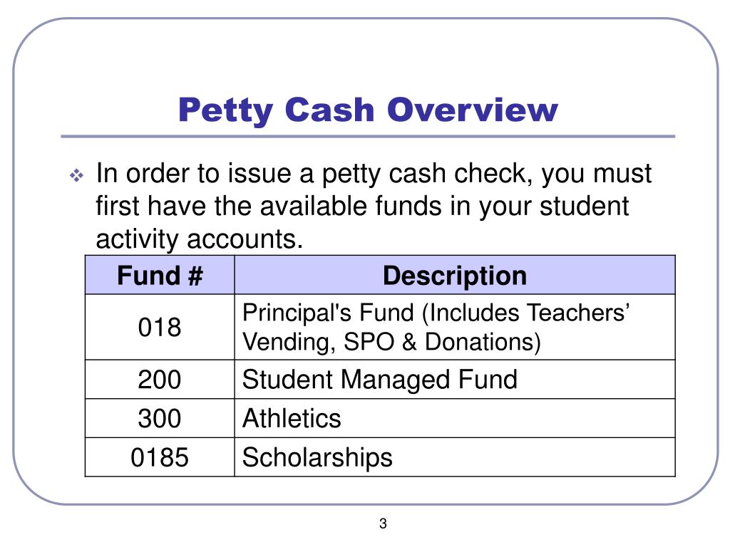 PPT Petty Cash Accounts Procedure Manual PowerPoint Presentation 