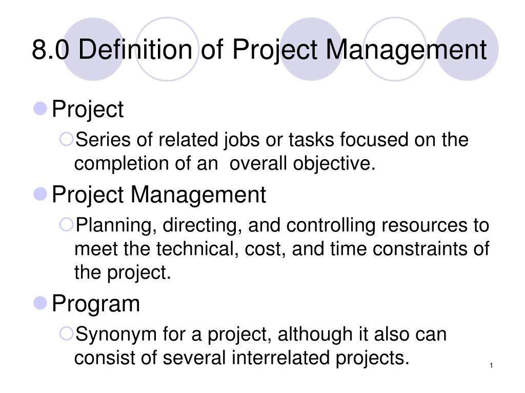 it projects definition