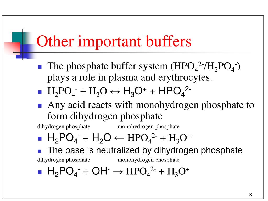 PPT - Buffers in Blood. Acidosis and Alkalosis. PowerPoint Presentation ...