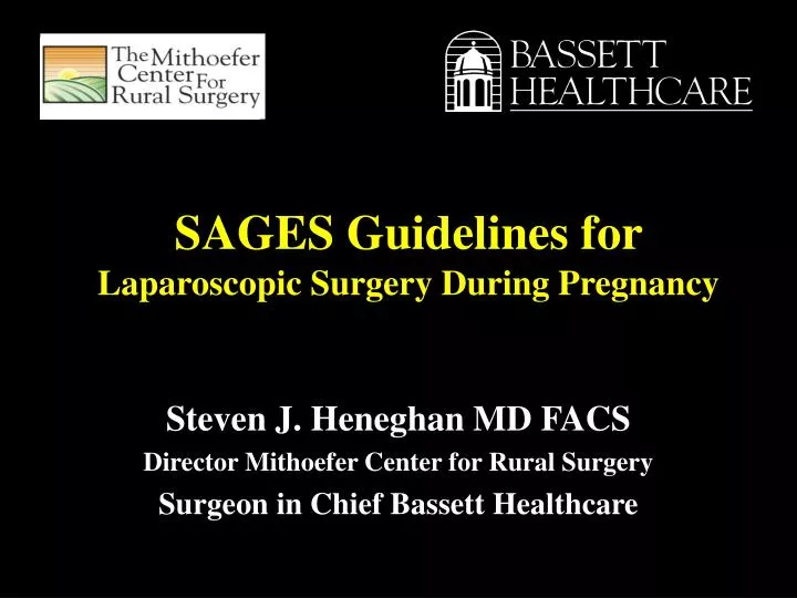 sages guidelines for laparoscopic surgery during pregnancy n.