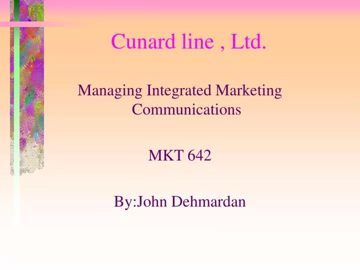 cunard line ltd n.