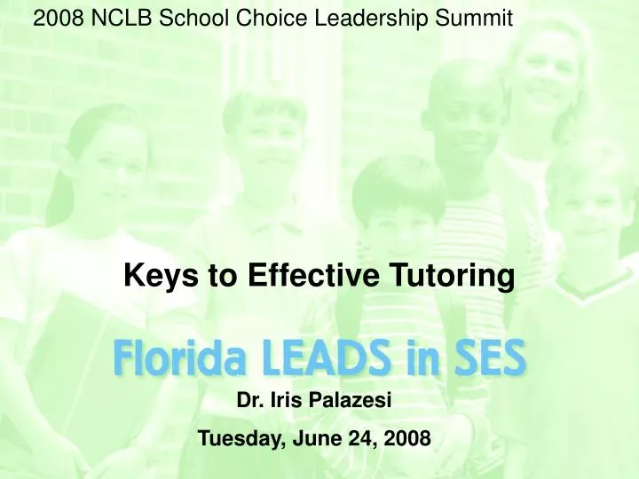keys to effective tutoring n.