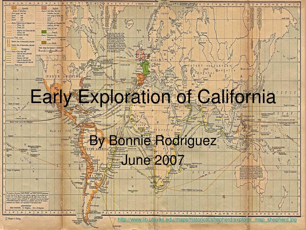 PPT - Early Exploration of California PowerPoint Presentation - ID:316493