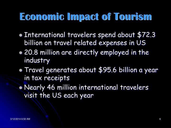 expense of tourist spending for travel Some potential benefits and costs to the community from tourism. expense of tourist spending for travel Some potential benefits and costs to the community from tourism.