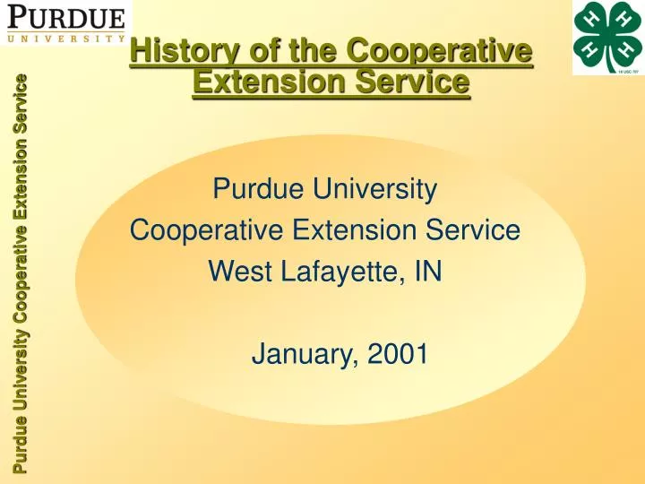 history of the cooperative extension service n.