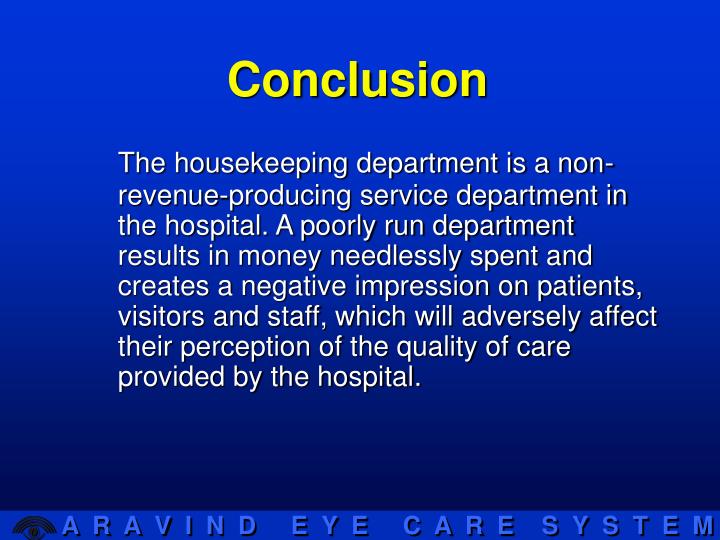 PPT Housekeeping Management in Hospitals PowerPoint Presentation ID