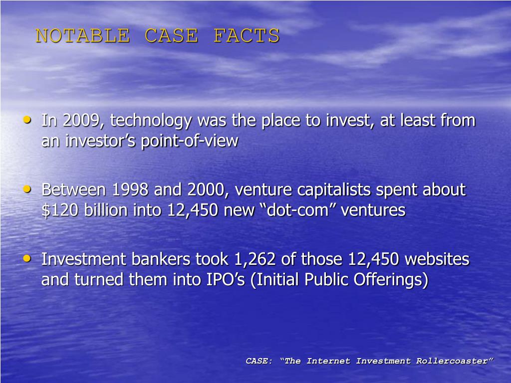PPT CASE STUDY The Investment Rollercoaster (Chapter 1 The