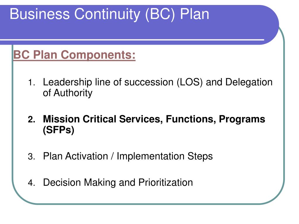 business continuity plan tabletop test