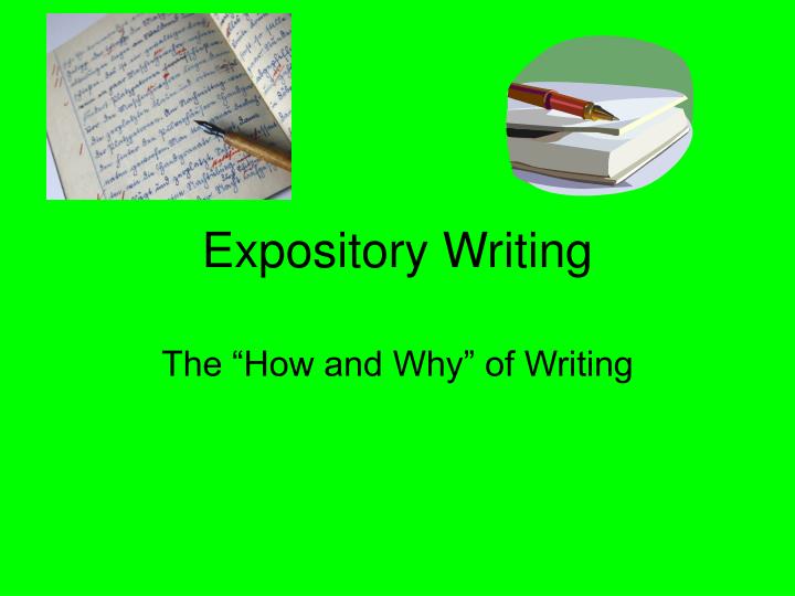expository writing n.