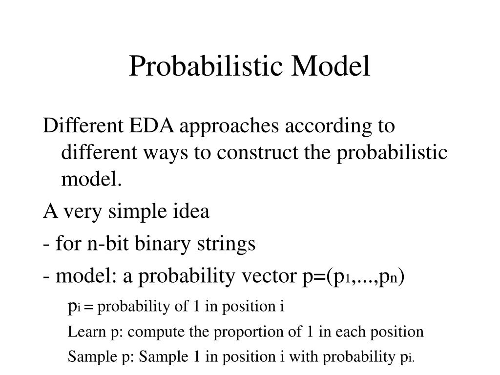 Ppt estimation of distribution algorithms powerpoint presentation